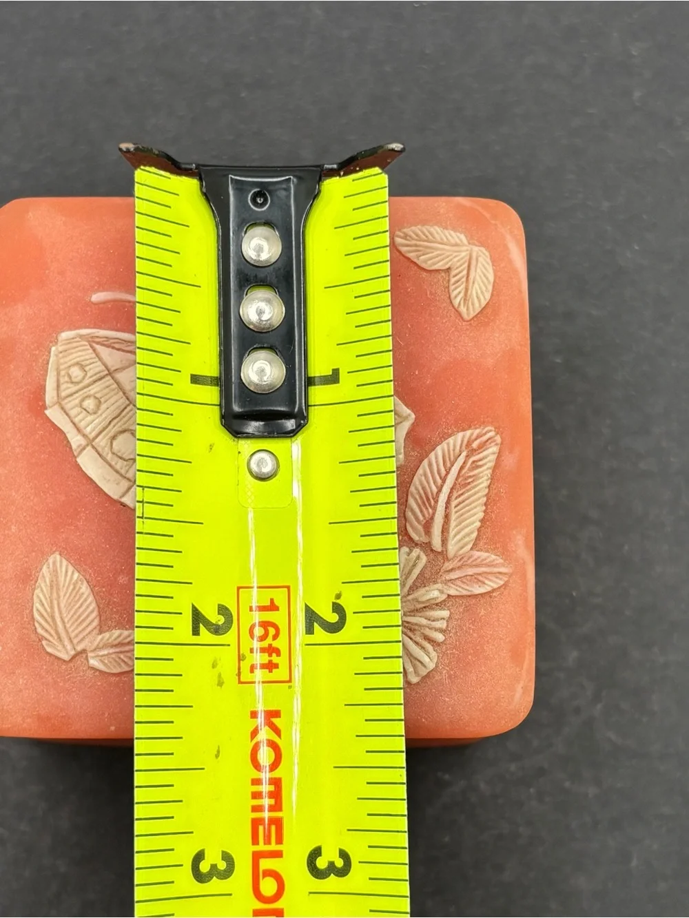 Vintage 1984 Pink Butterfly Resin Trinket Box Design Gifts International Art